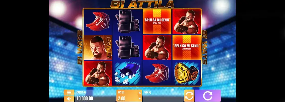Úvodná obrazovka hry 81 Attila