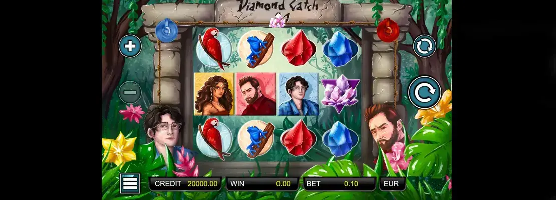 Úvodná obrazovka hry 81 Diamond Catch