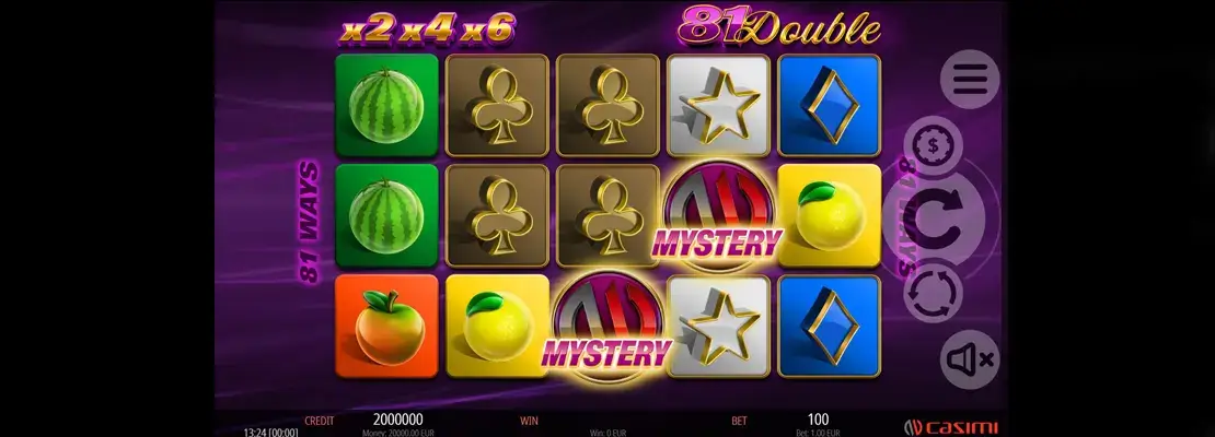 Úvodná obrazovka hry 81 Double