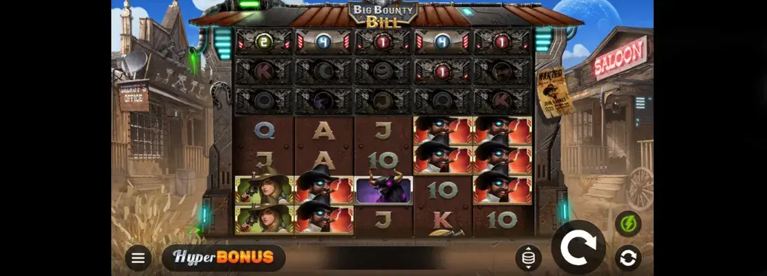 Úvodná obrazovka hry Big Bounty Bill