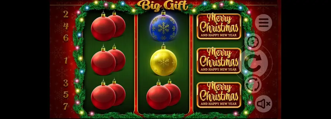 Úvodná obrazovka hry Big Gift