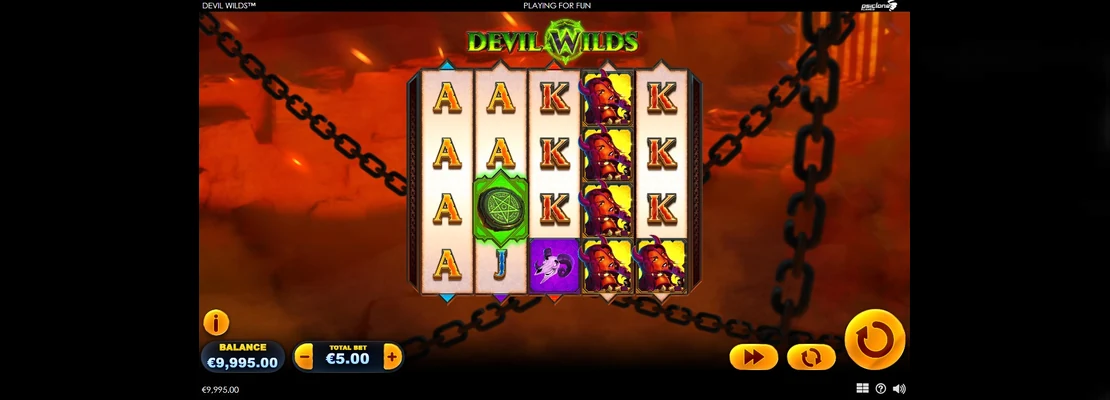 Úvodná obrazovka hry Devil Wilds