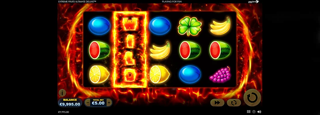 Úvodná obrazovka hry Extreme Fruits Ultimate Deluxe