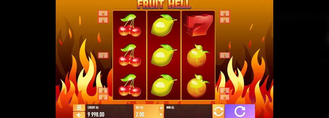Úvodná obrazovka hry Fruit Hell