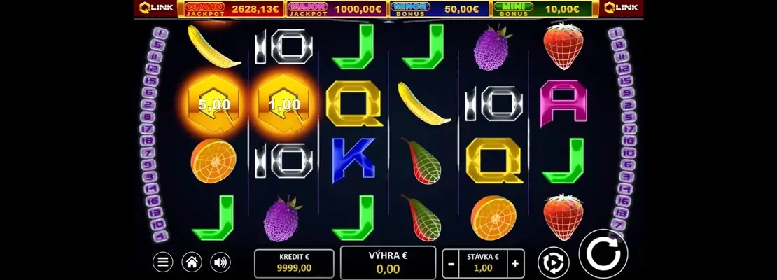 Úvodná obrazovka hry Fruitinator 3000