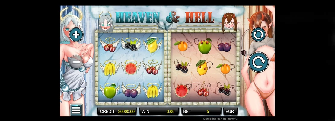 Úvodná obrazovka hry Heaven and Hell