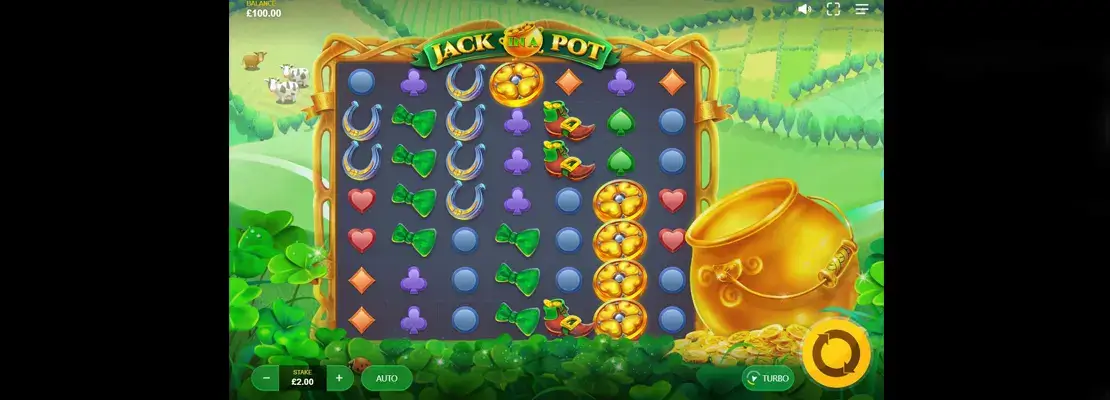 Úvodná obrazovka hry Jack In A Pot