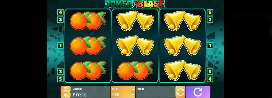 Úvodná obrazovka hry Joker Blast