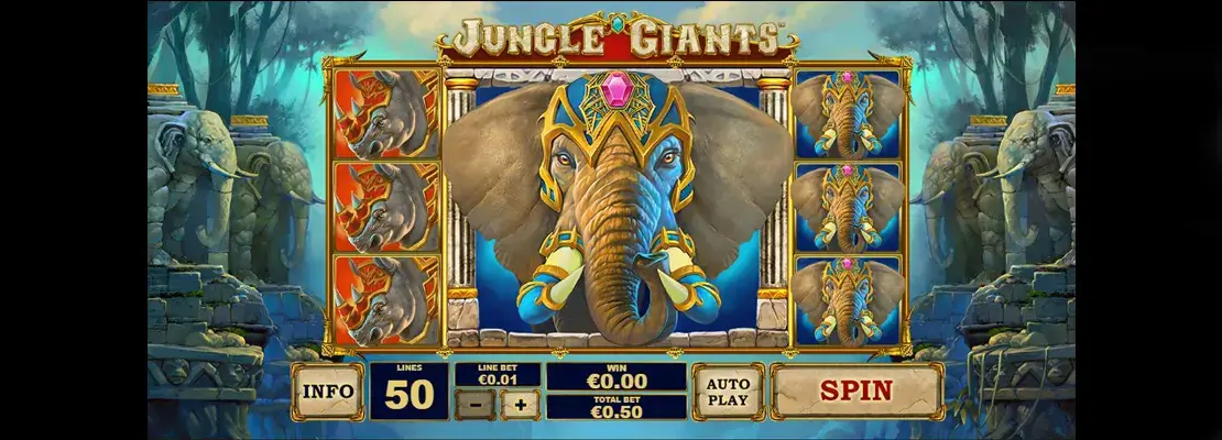 Úvodná obrazovka hry Jungle Giants