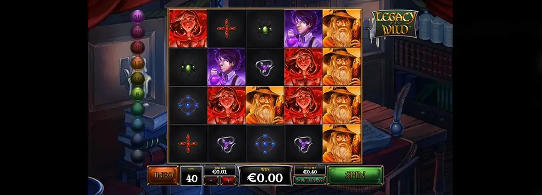 Úvodná obrazovka hry Legacy Of The Wild