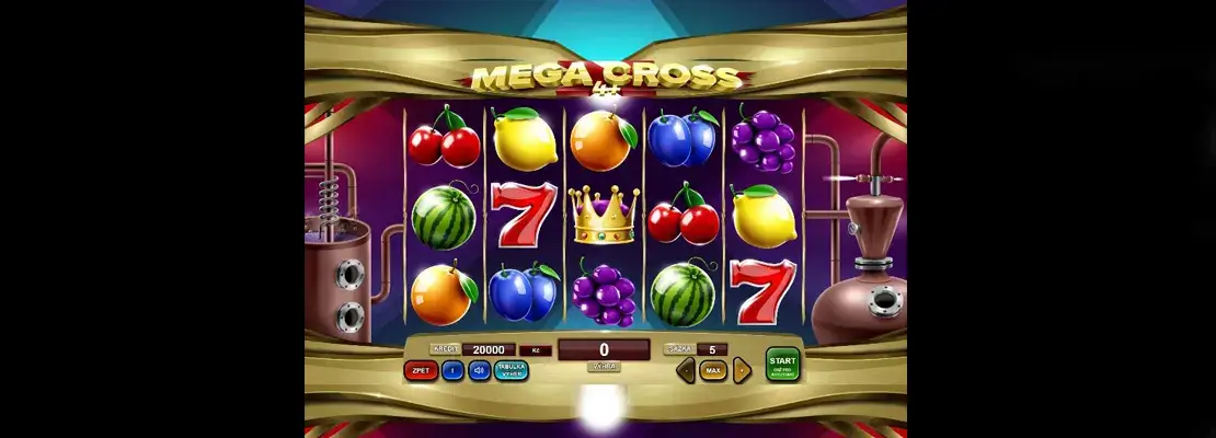 Úvodná obrazovka hry Mega Cross 4 Plus