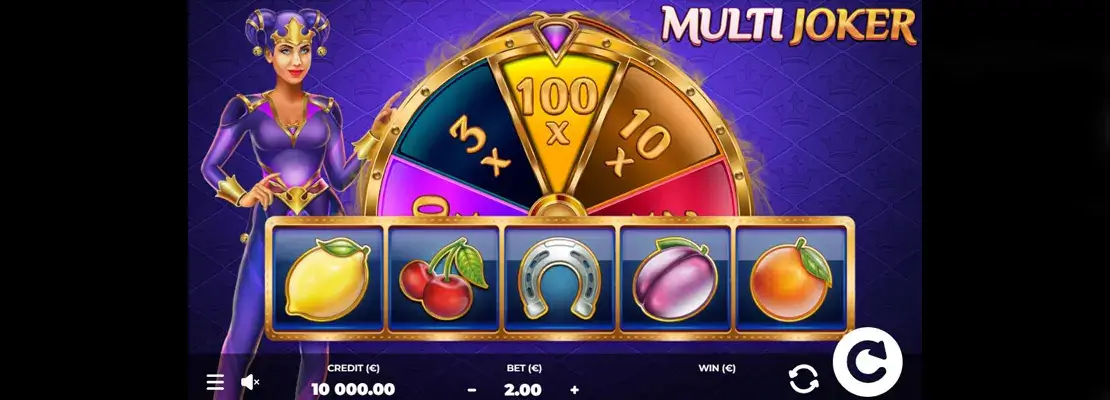 Úvodná obrazovka hry Multi Joker