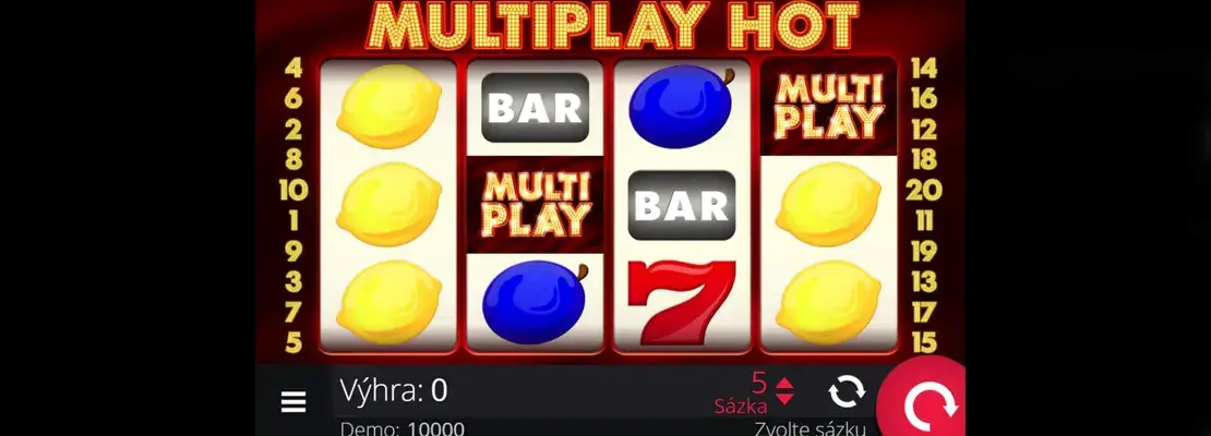 Úvodná obrazovka hry Multiplay Hot
