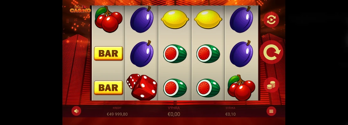 Úvodná obrazovka hry Mystery Casino