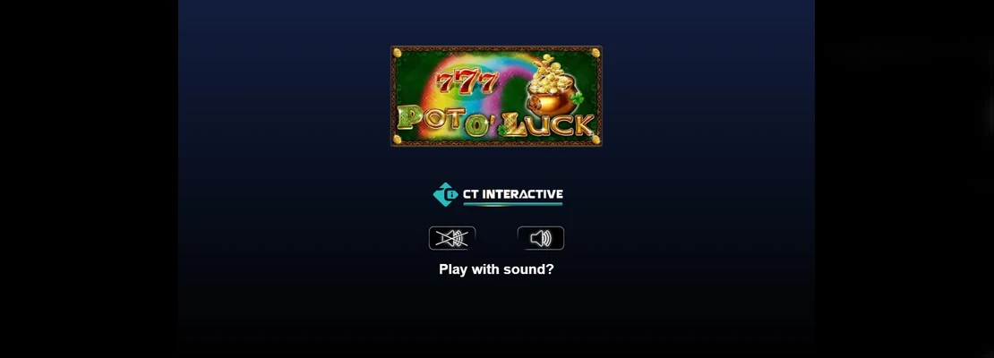 Úvodná obrazovka hry Pot O Luck