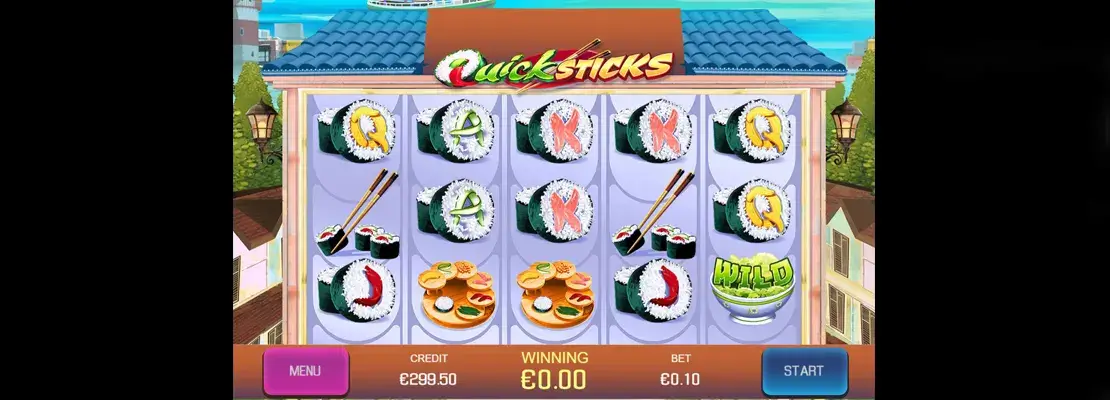 Úvodná obrazovka hry Quicksticks