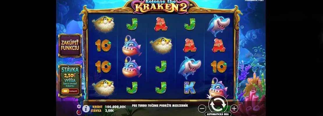 Úvodná obrazovka hry Release The Kraken 2