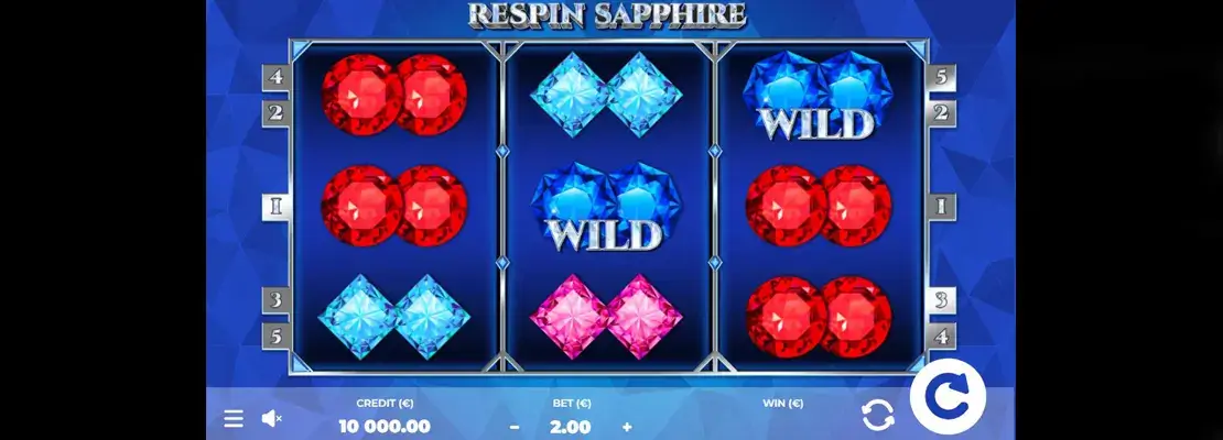 Úvodná obrazovka hry Respin Sapphire