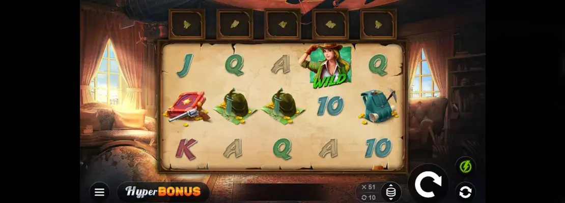 Úvodná obrazovka hry Saddie Swift Gunsn Glyphs