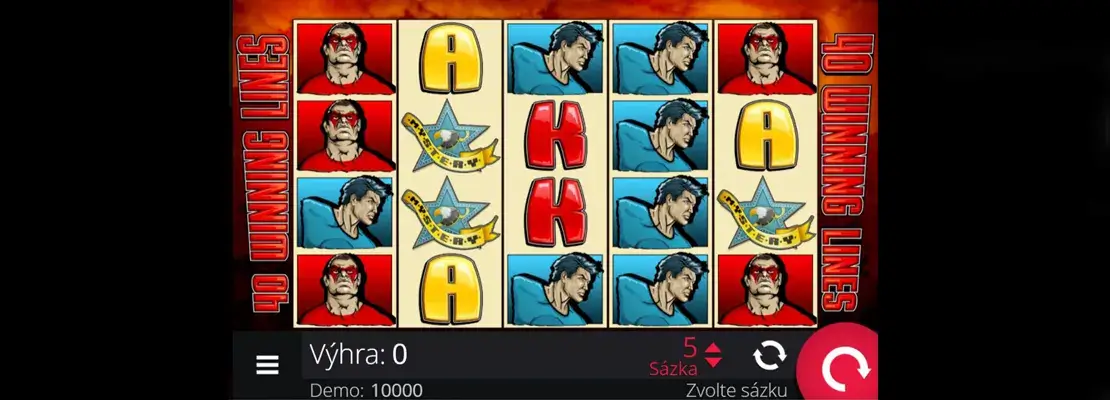 Úvodná obrazovka hry Super Reels Deluxe