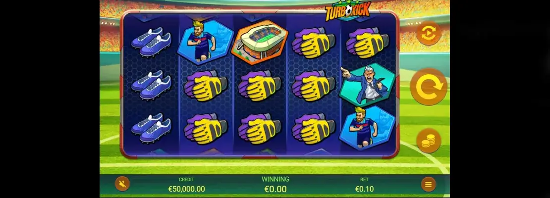 Úvodná obrazovka hry Turbokick