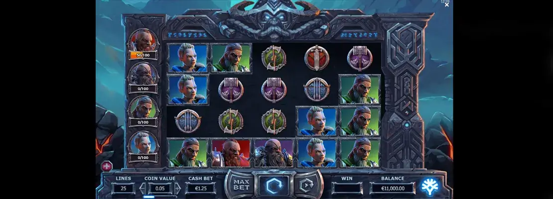 Úvodná obrazovka hry Vikings Go To Hell