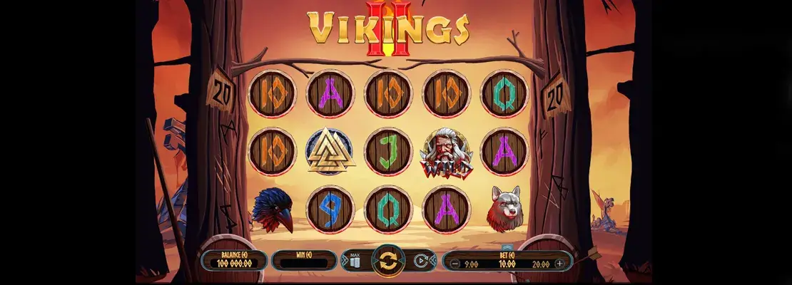 Úvodná obrazovka hry Vikings II