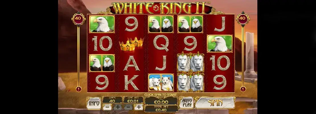 Úvodná obrazovka hry White King II
