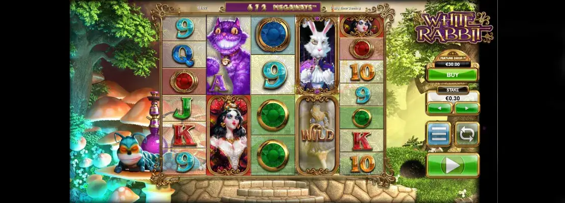 Úvodná obrazovka hry White Rabbit