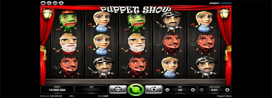Úvodná obrazovka hry Puppet Show