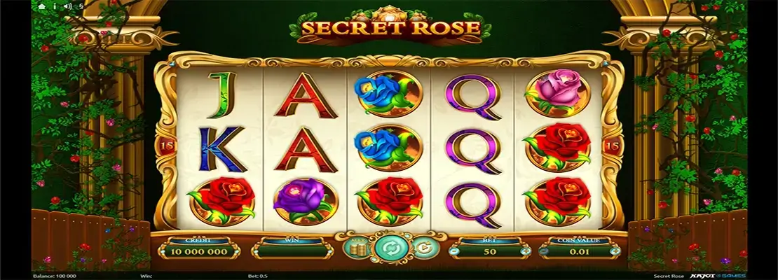 Úvodná obrazovka hry Secret Rose